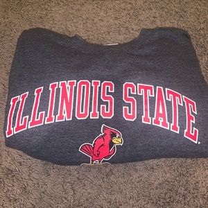 College sweatshirt